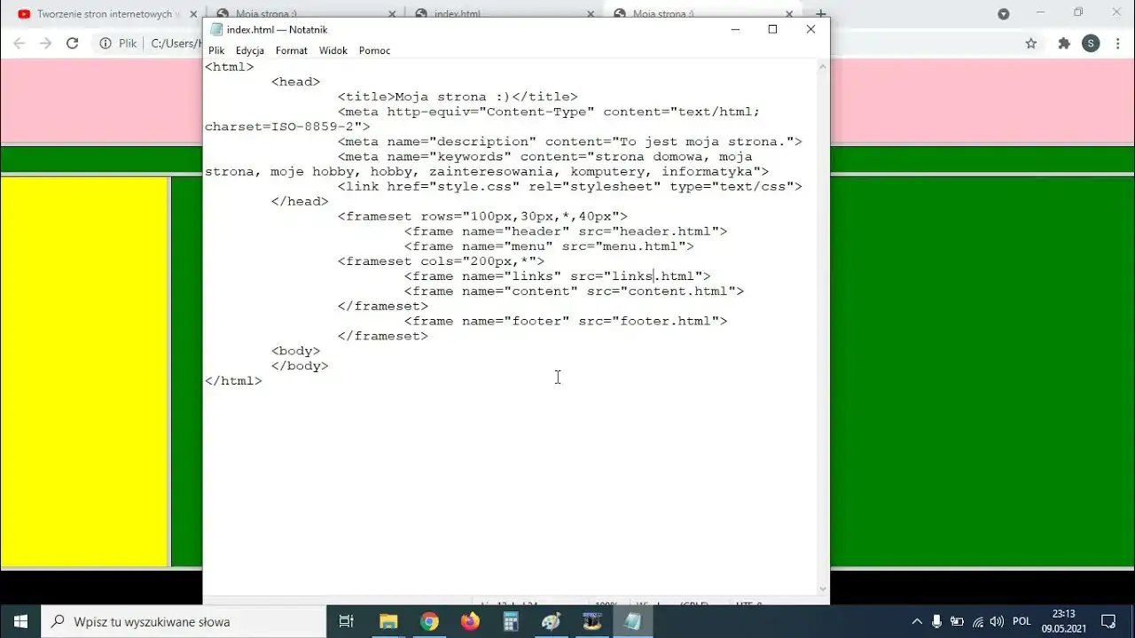 Jak zrobić stronę HTML na informatykę – prosty poradnik dla uczniów krok po kroku