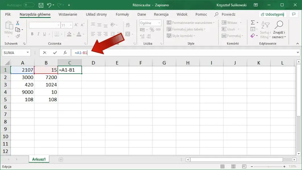 Jak obliczyć różnicę w Excelu - proste metody na szybkie wyniki