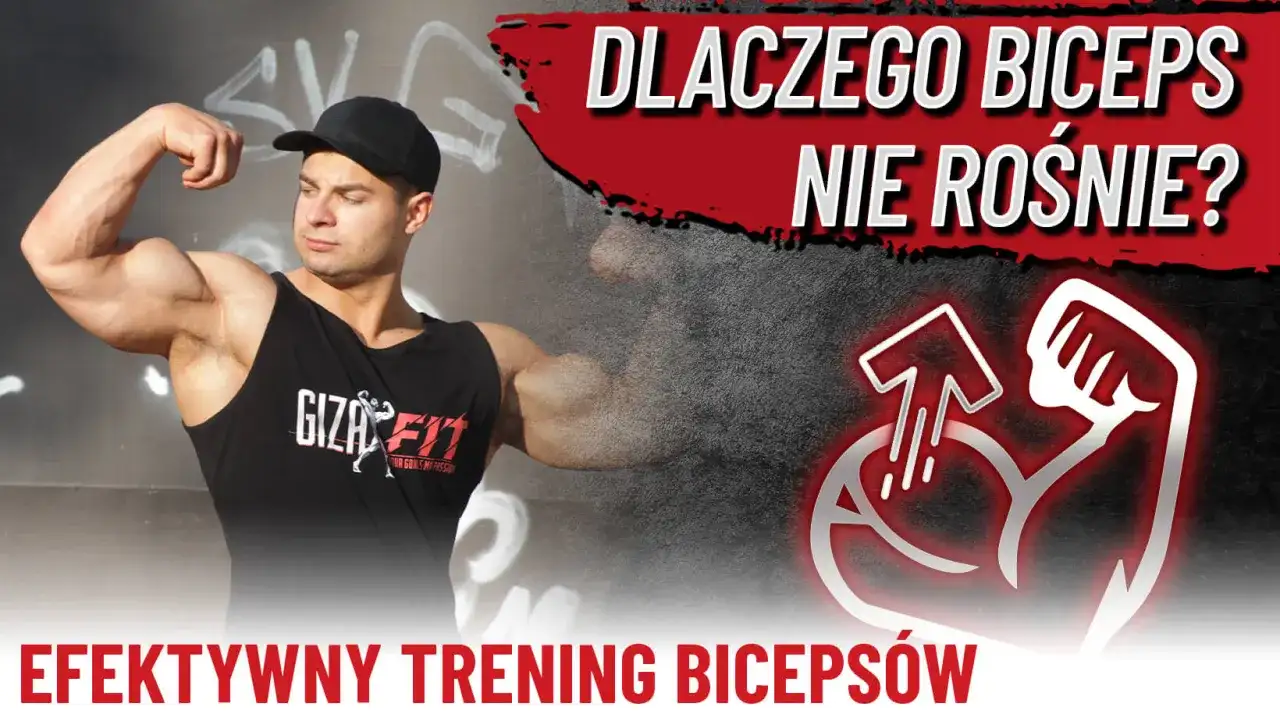 Mężczyzna prezentuje biceps, zastanawiając się, dlaczego ćwiczenia na mięsień ramienny nie przynoszą efektów. Efektywny trening bicepsów kluczem do sukcesu.