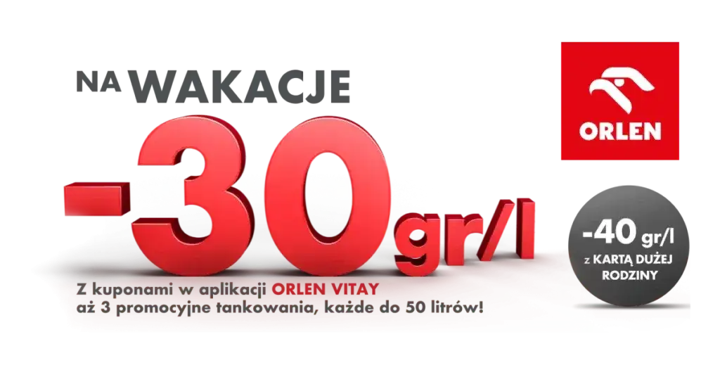 Do kiedy promocja na paliwo Orlen? Sprawdź, by nie stracić rabatu