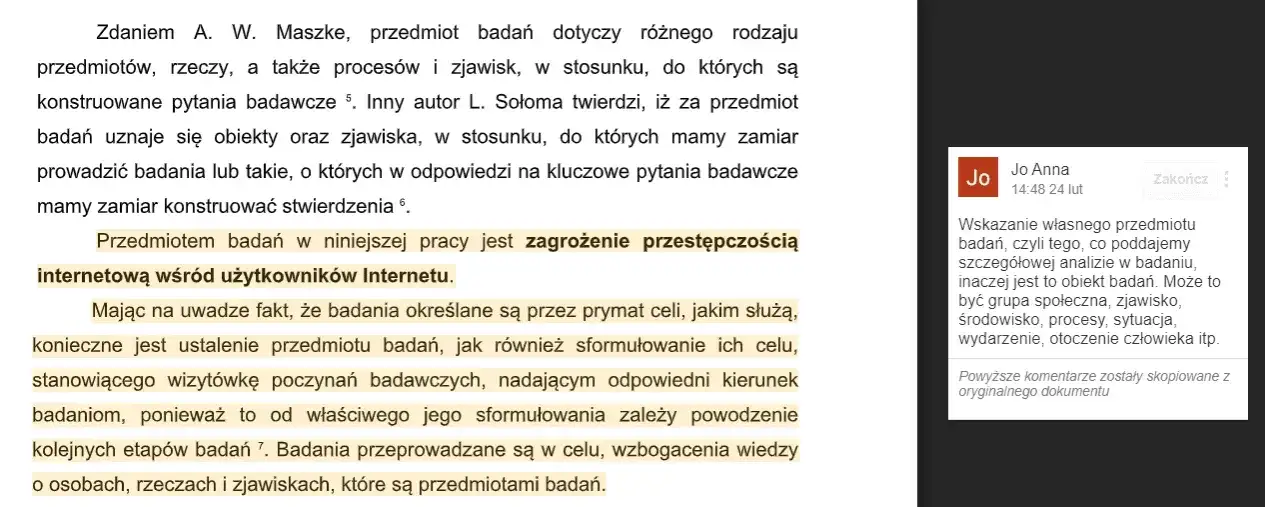 Przedmiot badań: Definicja, przykłady, jak go sformułować?
