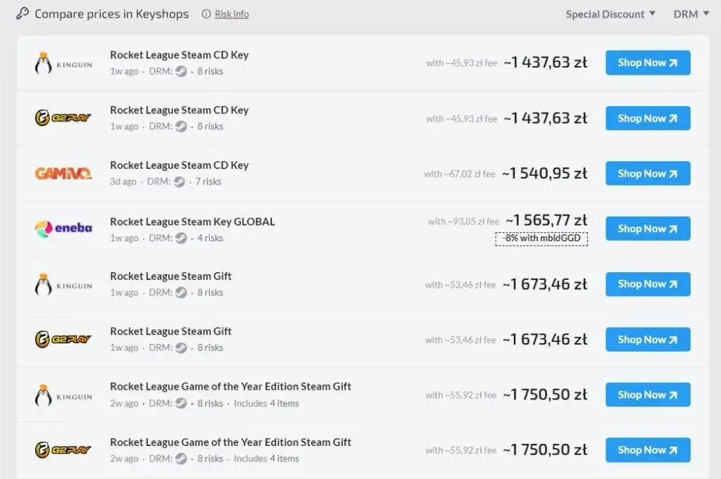 Ile kosztuje Rocket League na Steam - aktualne ceny i promocje w sklepie
