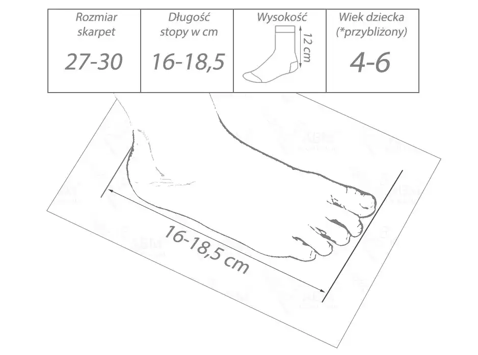 Rozmiar skarpetek 19/21: Wiek i długość stopy wszystko, co musisz wiedzieć.