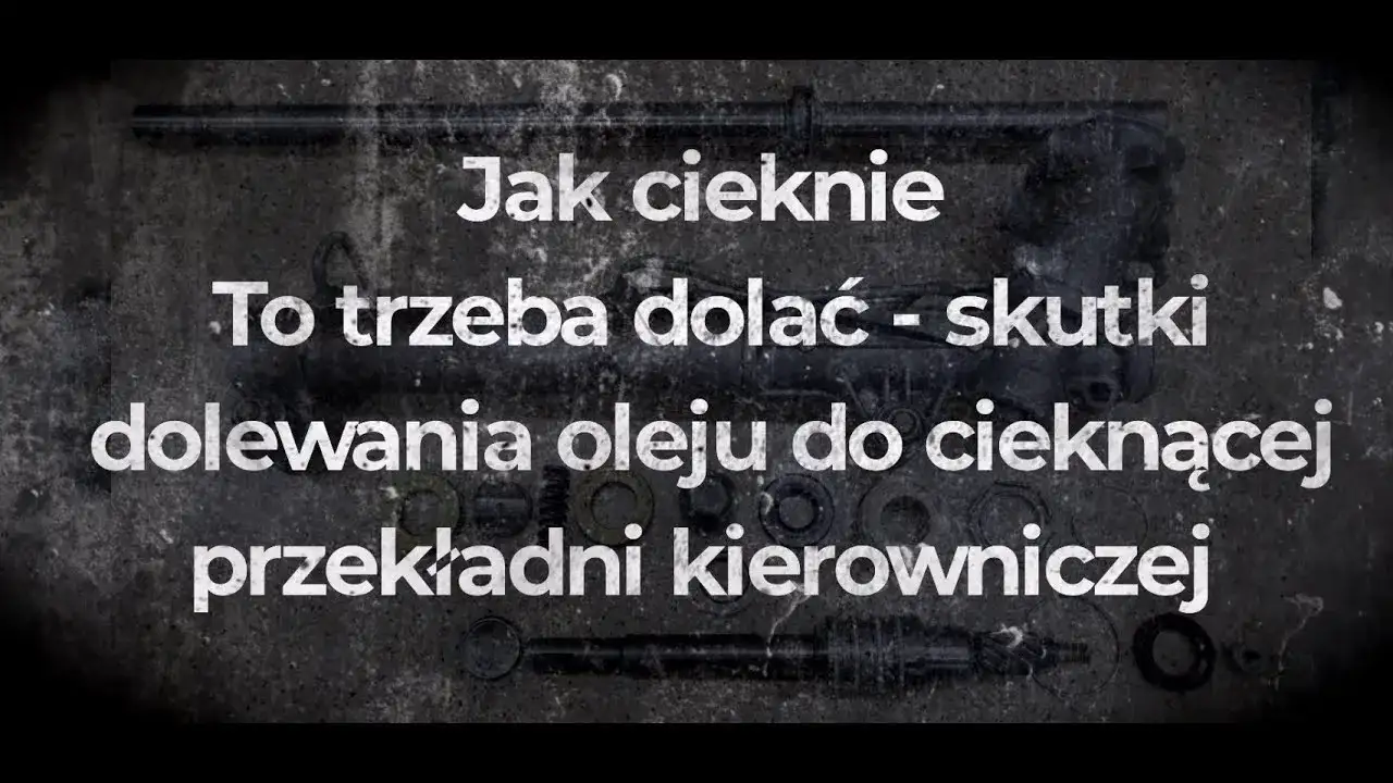 Jak uszczelnić maglownicę w Sharanie i uniknąć kosztownych napraw