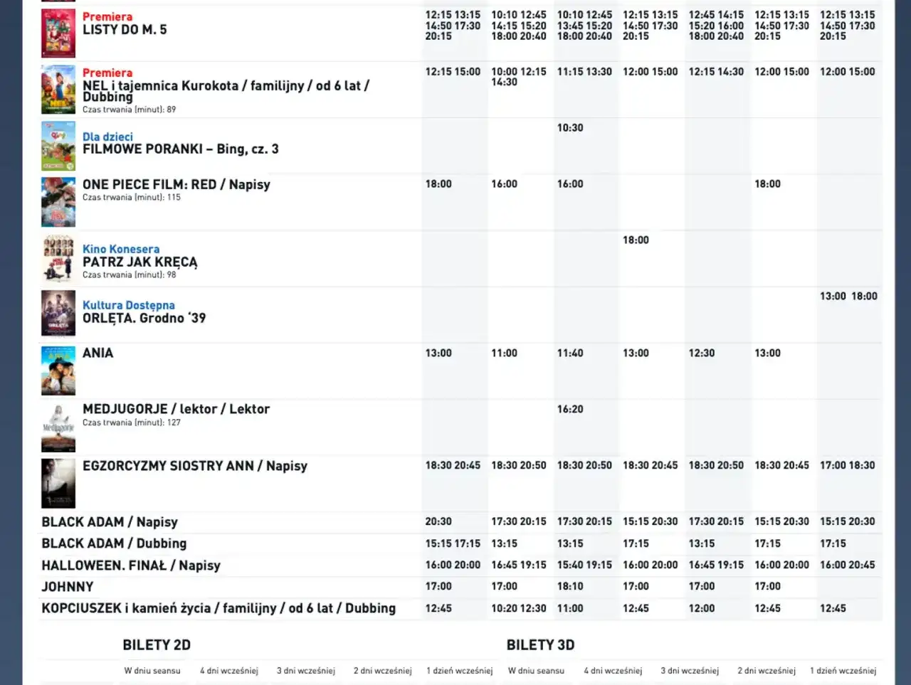 Kino Helios Rzeszów - repertuar i promocje na czerwiec