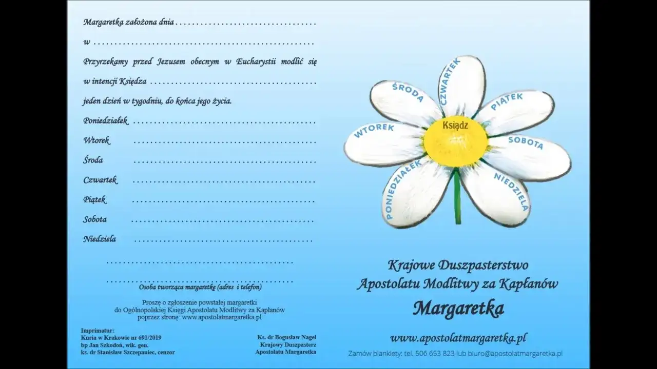 Jak odmawiać modlitwę margaretki, aby wspierać kapłanów skutecznie