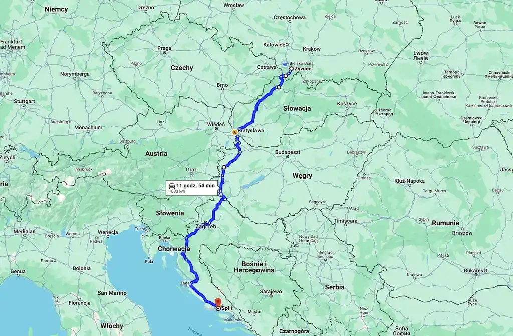 Trasa do Chorwacji przez Węgry 2026: Który wariant wybrać?