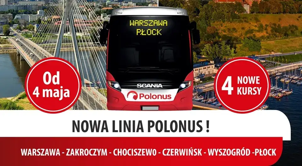 Bus Barracuda do Płocka? Znajdź pewne połączenia z Warszawy