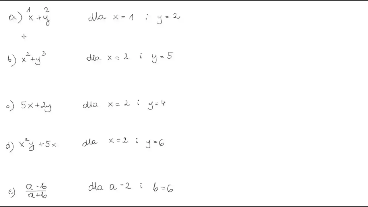 Jak obliczyć wartość wyrażenia algebraicznego bez błędów i stresu