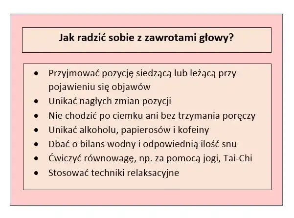 Zawroty głowy: co oznaczają i jakie mogą być ich przyczyny