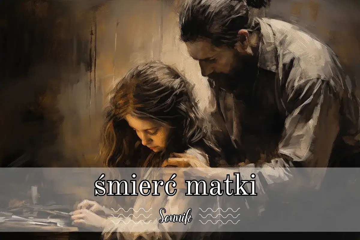 Ojciec pociesza córkę po stracie matki. Sen o śmierci mamy może symbolizować koniec pewnego etapu.