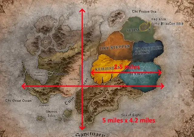 Mapa Sanctuarium w Diablo - przewodnik dla graczy