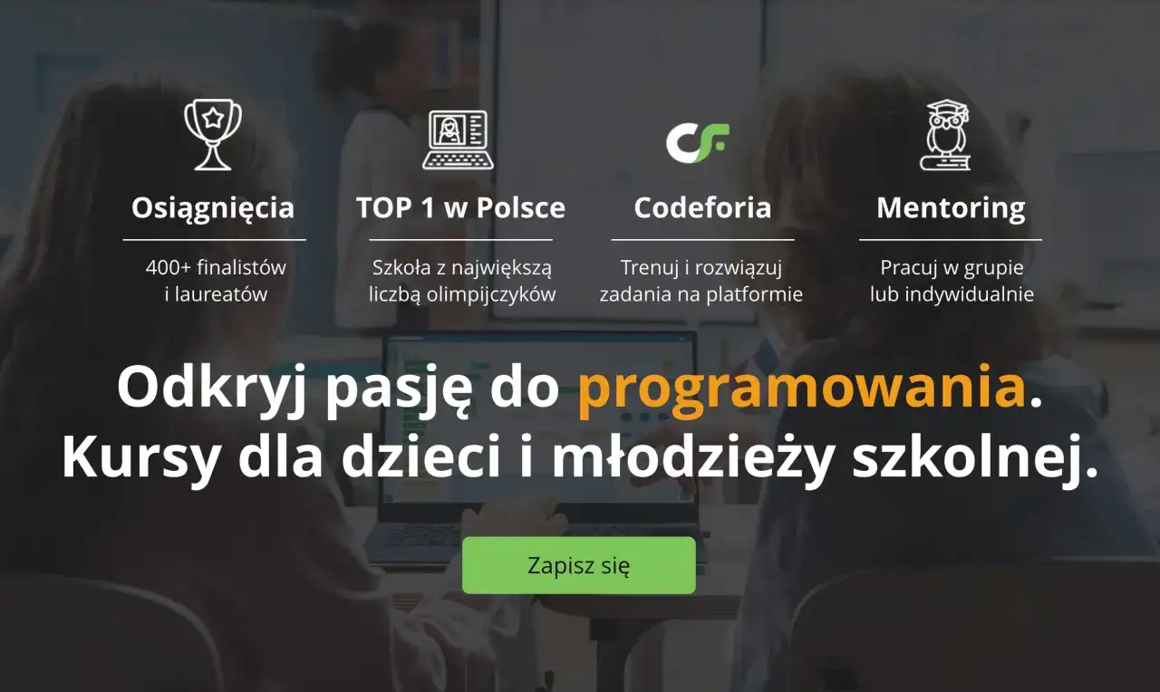 Zajęcia z programowania dla młodzieży w Warszawie - wybierz najlepsze kursy