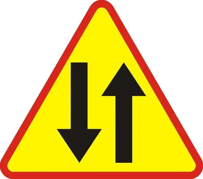 Odcinek jezdni o ruchu dwukierunkowym: co oznacza znak A-20?