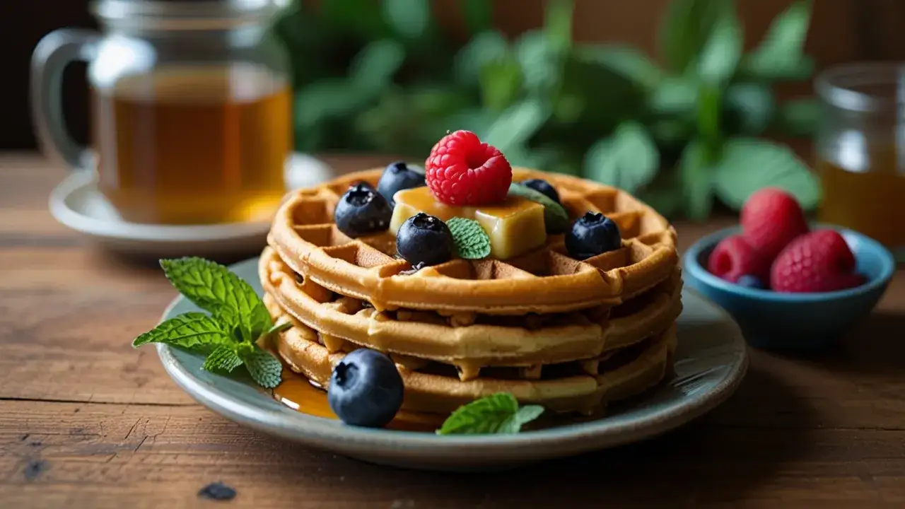 Gofry z mąki z ciecierzycy: Zdrowe, bezglutenowe śniadanie na każdy dzień