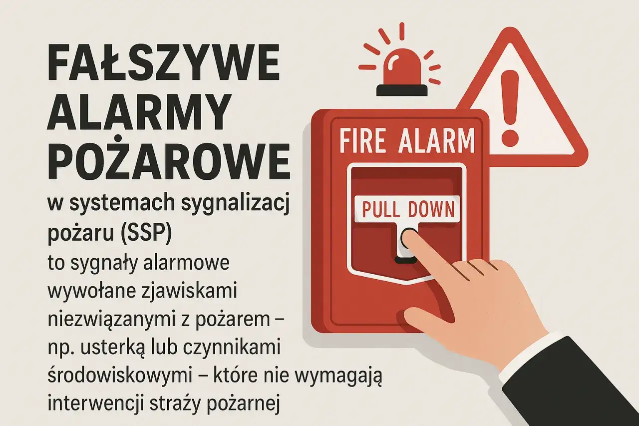 Ręka naciska przycisk "PULL DOWN" na czerwonym przycisku alarmowym. Dowiedz się, jak zresetować alarm w domu, gdy wywołały go czynniki niezwiązane z pożarem.