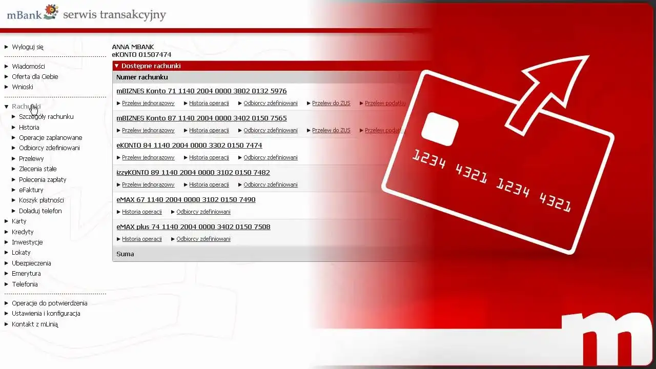 Przelew z karty kredytowej mBank: Instrukcja. Poznaj ukryte koszty!