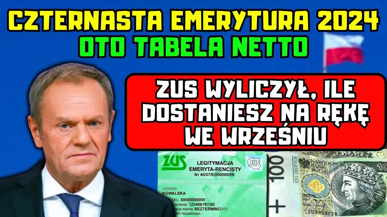 Ile jest 14 emerytury? Sprawdź, ile naprawdę dostaniesz netto