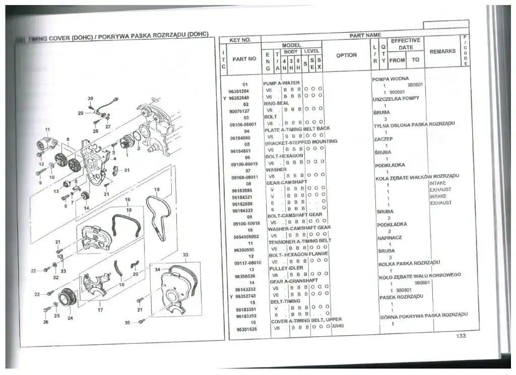 Wymiana rozrządu Lanos 1.5 16V - Poradnik i Instrukcja
