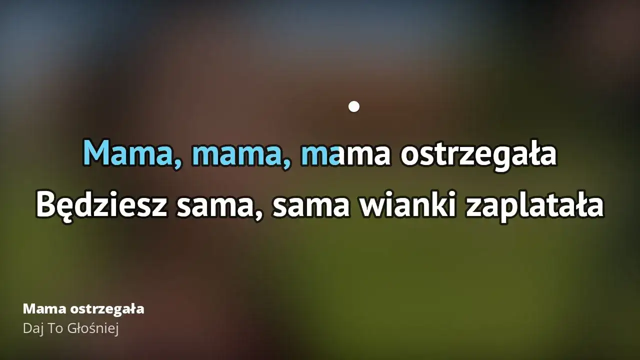 Mama ostrzegała - prawda o tajemniczym utworze, który podbija serca