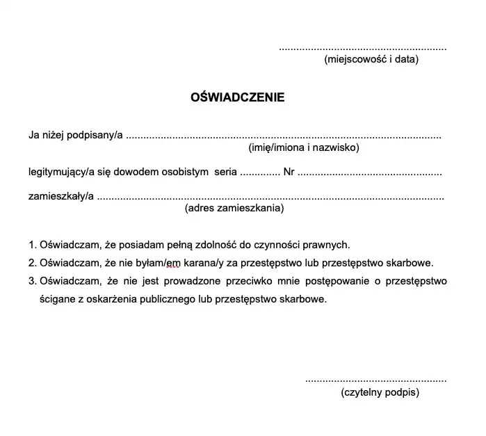 Co to jest oświadczenie i jak ważne jest w codziennym życiu?