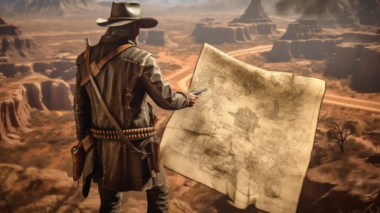 Red Dead Redemption 2 legendarne zwierzęta - Mapa RDR2