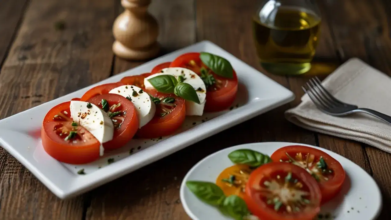 Sałatka z mozzarellą i pomidorami: Klasyczny włoski przepis na lato