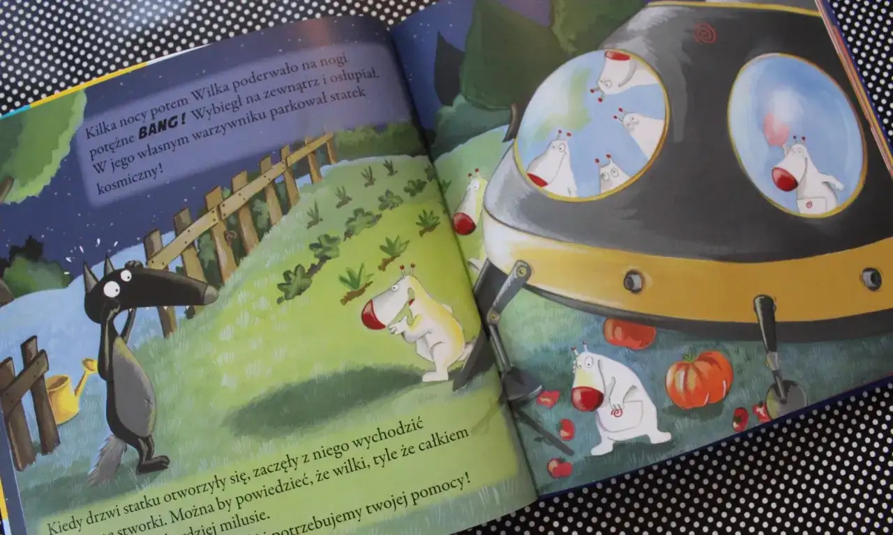 O wilku który poleciał w kosmos - Recenzja wyjątkowej książki dla dzieci