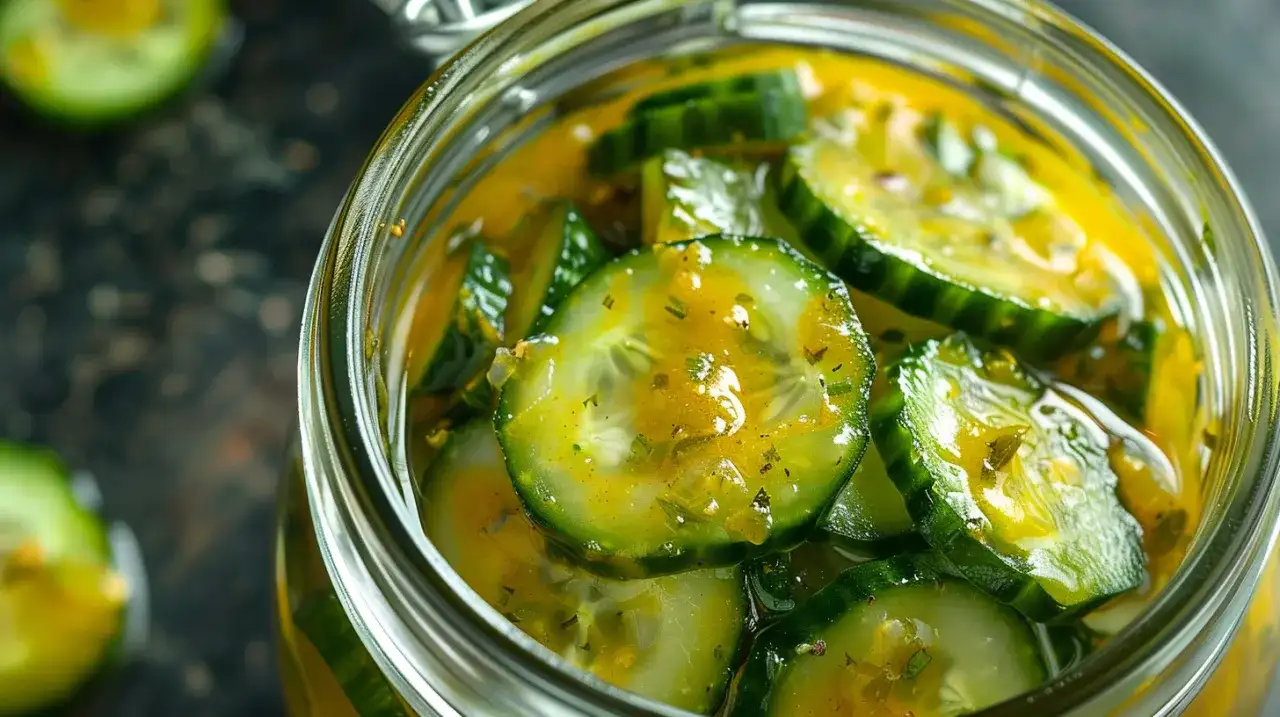 Chrupiący dodatek do kanapek: ogórki kanapkowe w curry - przepis