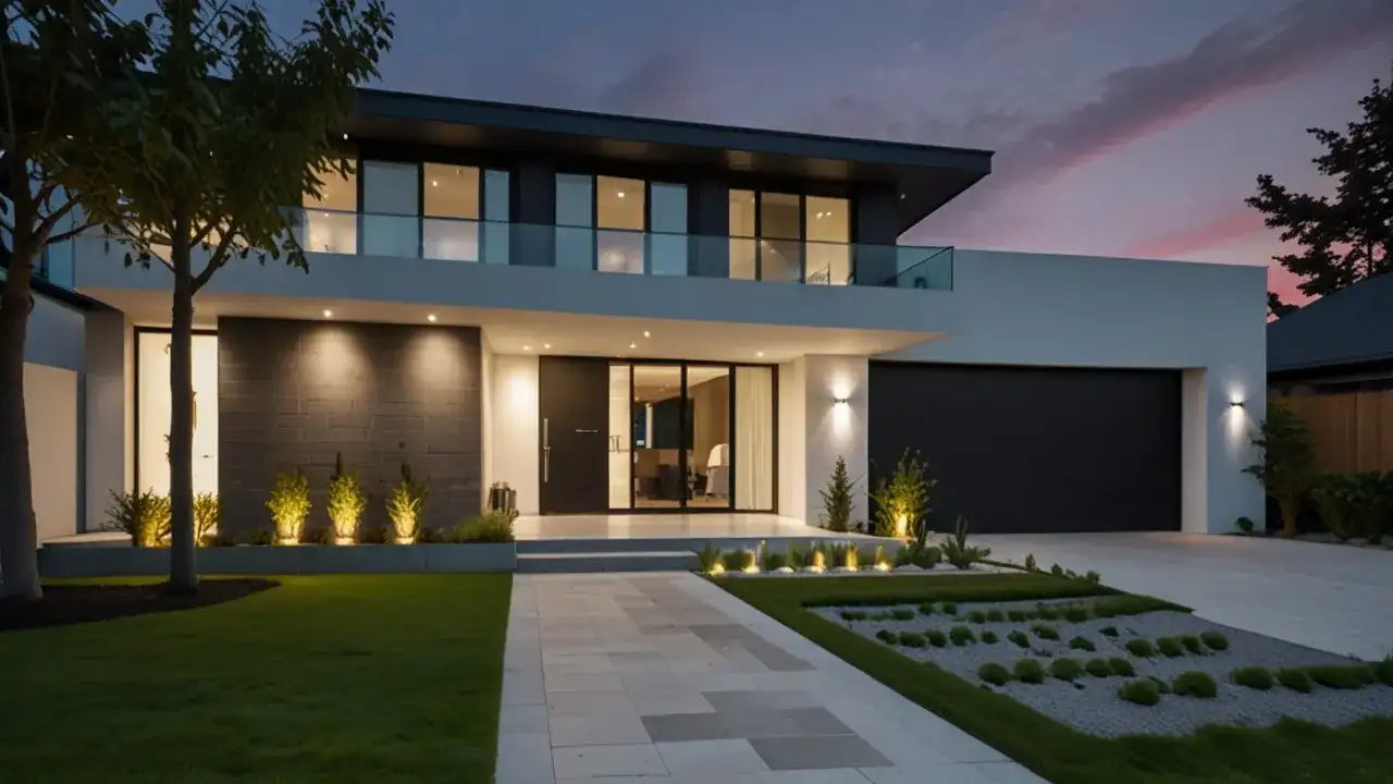 Elewacja szaro-biała: modny wybór kolorystyczny dla Twojego domu