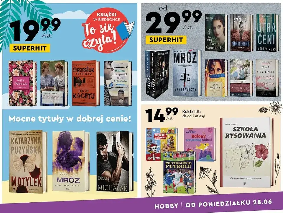 Książki w Biedronce - poznaj pełną ofertę i aktualne promocje czytelnicze