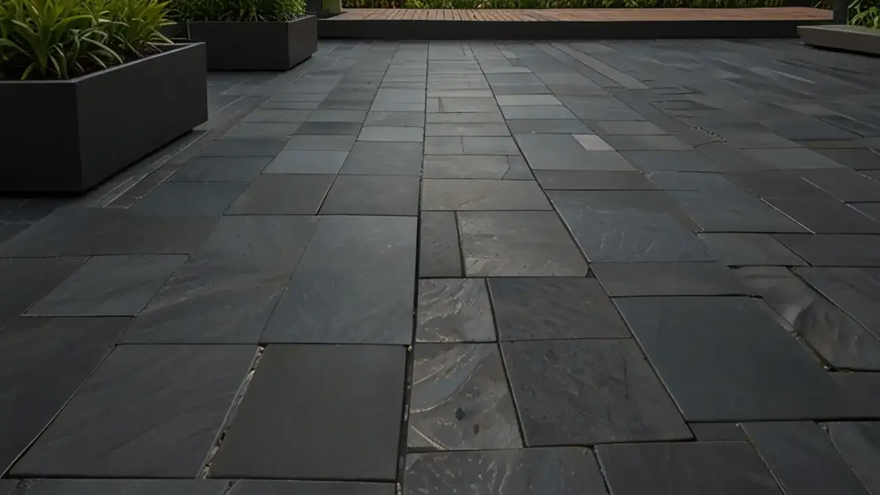 Tetra kostka brukowa grafit: jak elegancja ciemnych barw wzbogaca przestrzeń?