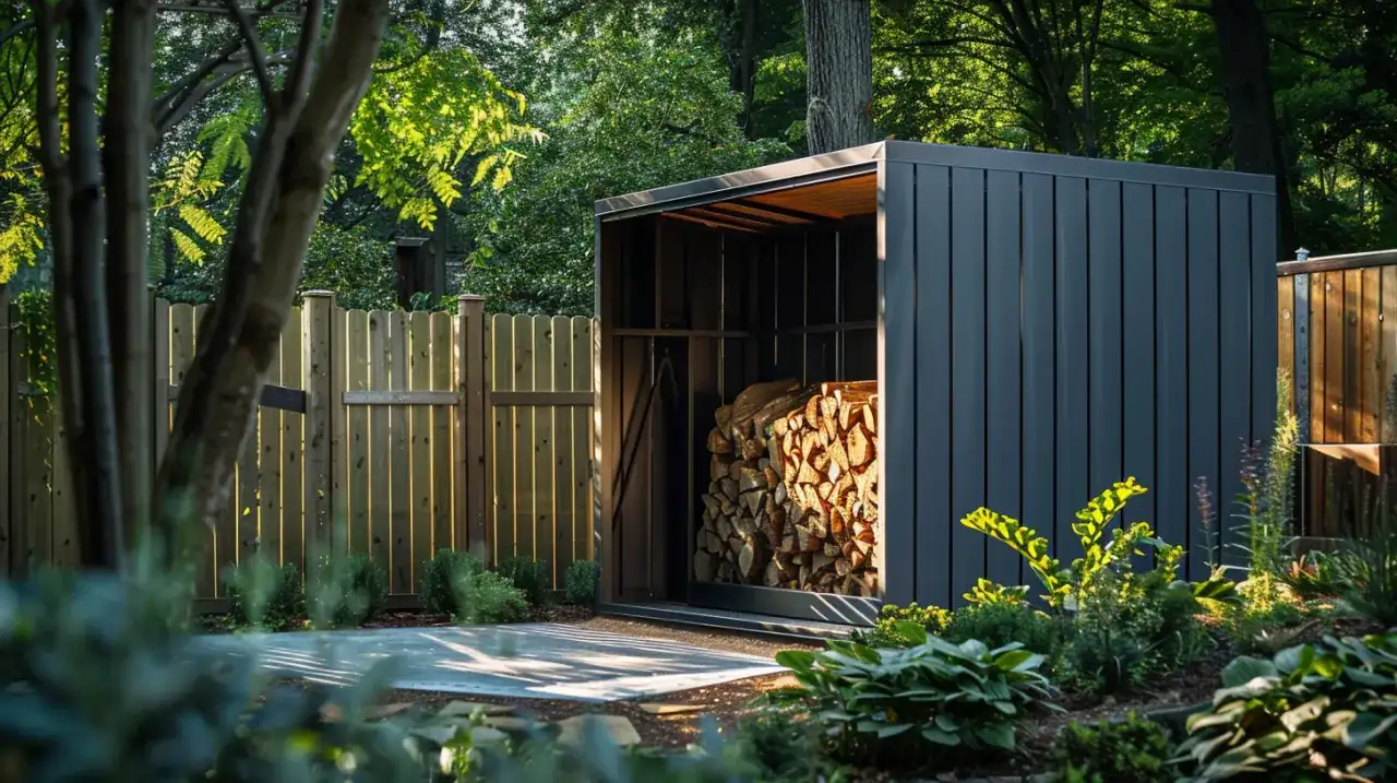 Metalowa drewutnia – Trwałość i estetyka dla Twojego ogrodu