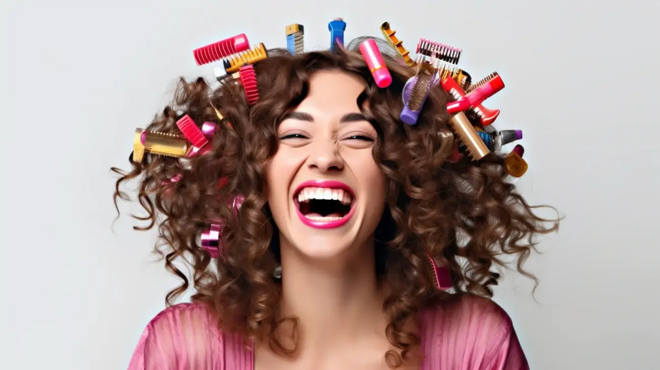 Loki na papiloty - jak kręcić włosy na papiloty, efekt curly girl