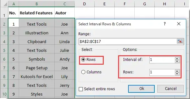 Jak szybko zaznaczać co drugi wiersz w Excel - 3 skuteczne metody