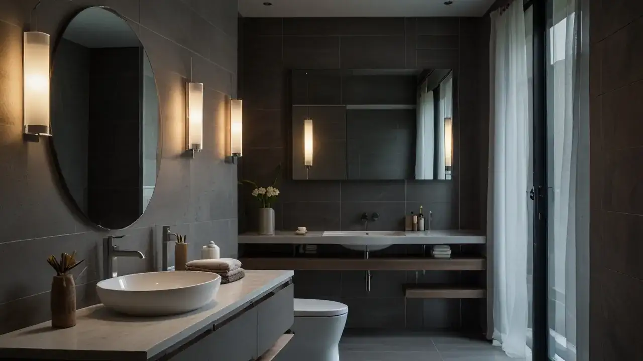 Aranżacje łazienkowe z szarymi płytkami - Klasyczny wygląd z nutą elegancji