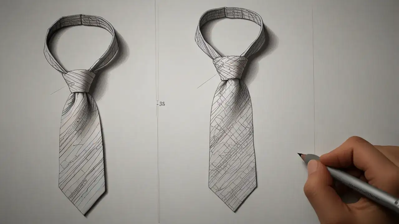 Jak narysować krawat w 4 prostych krokach - poradnik dla początkujących