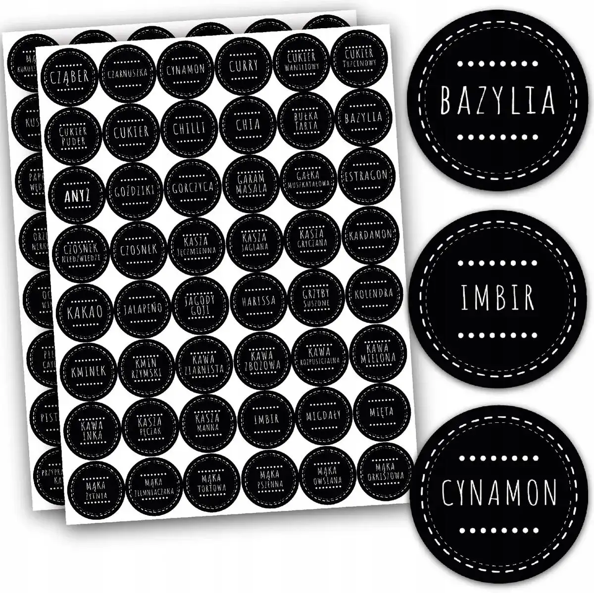 Gdzie kupić naklejki na słoiki z przyprawami i nie przepłacić