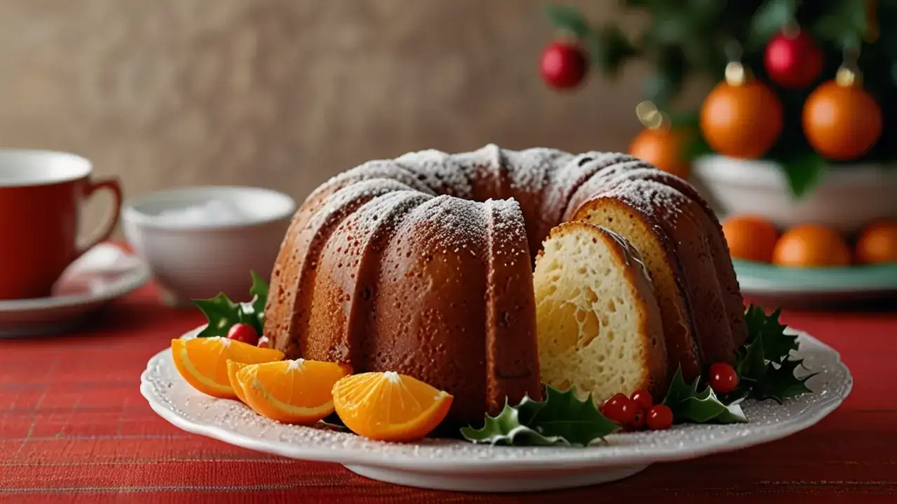Świąteczna babka z mandarynkami: Idealne ciasto na świąteczny stół