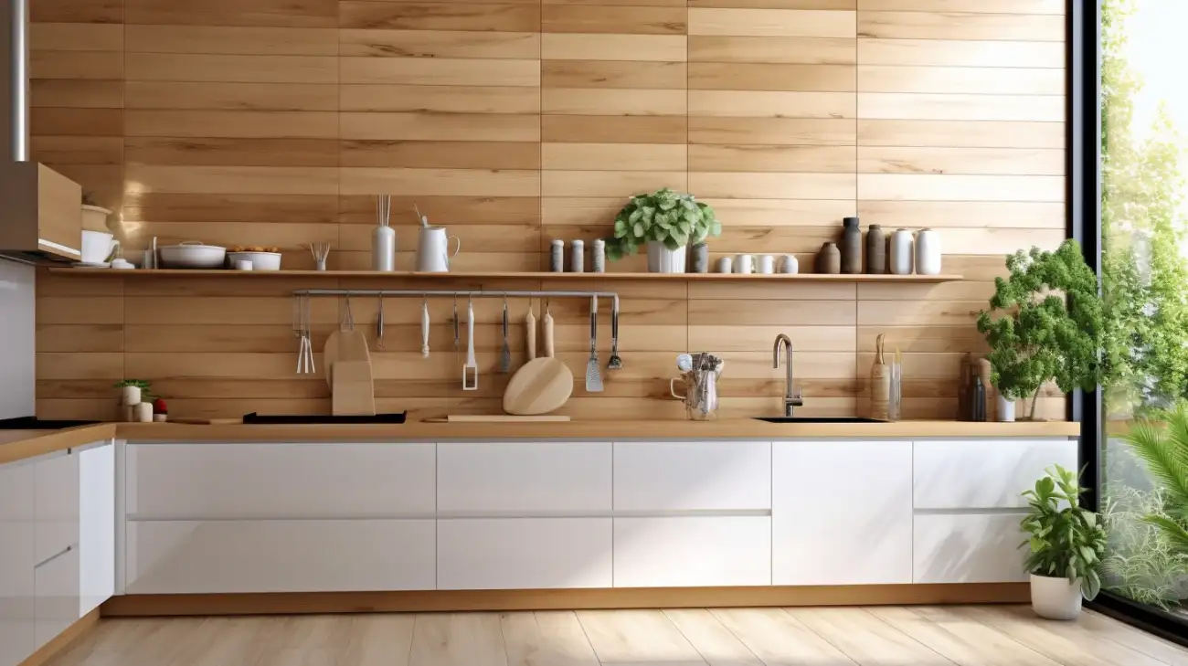 Kuchnia z panelem drewnianym - Stwórz wyjątkowe wnętrze