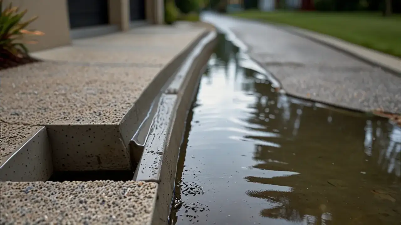 Korytko odwodnieniowe: jak skutecznie odwodnić podjazd?