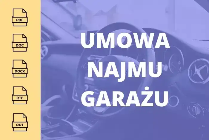 Profesjonalny wzór umowy najmu garażu PDF: przygotuj umowę bez błędów