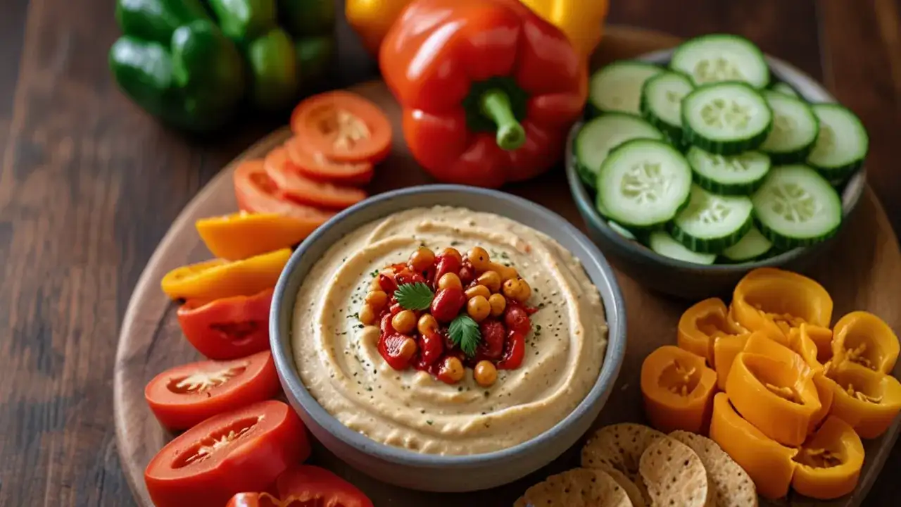 Hummus z papryką: Prosty przepis na zdrową, kremową i pyszną pastę