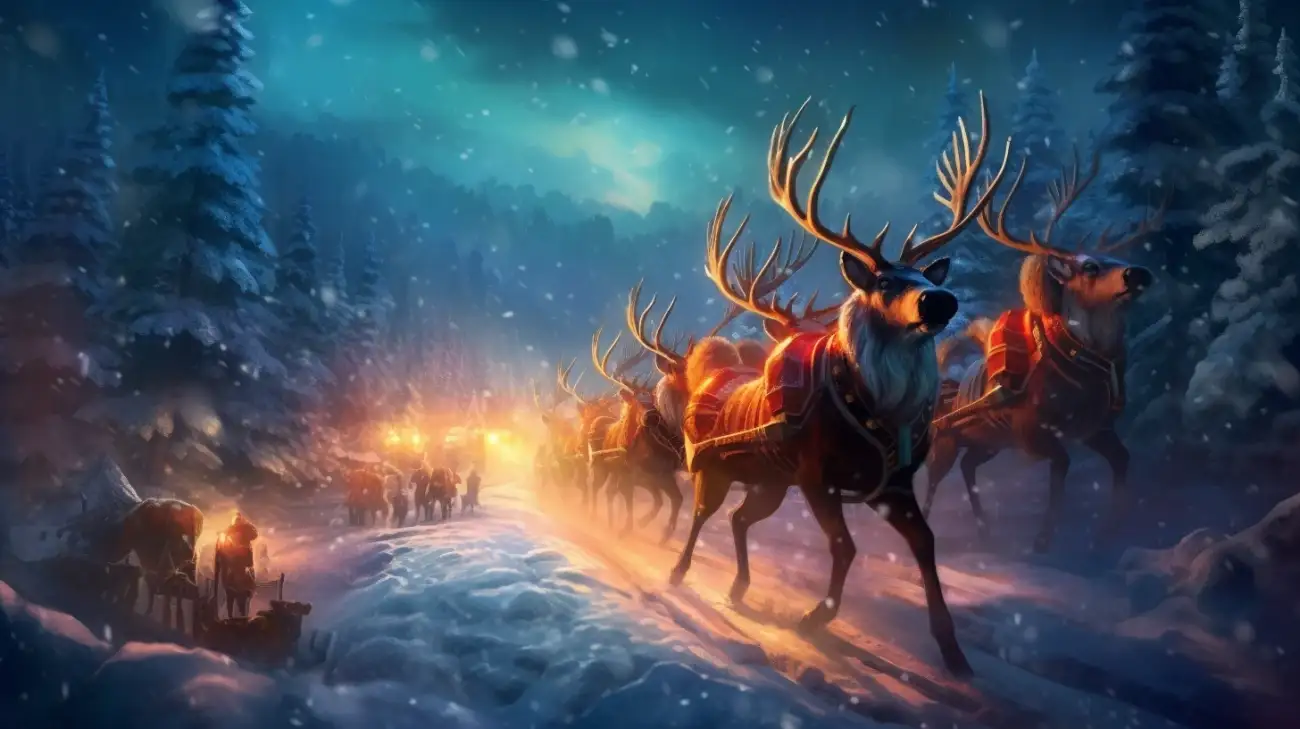 Renifery Św. Mikołaja: Imiona Renifery Mikołaja i Ile Ma Mikołaj