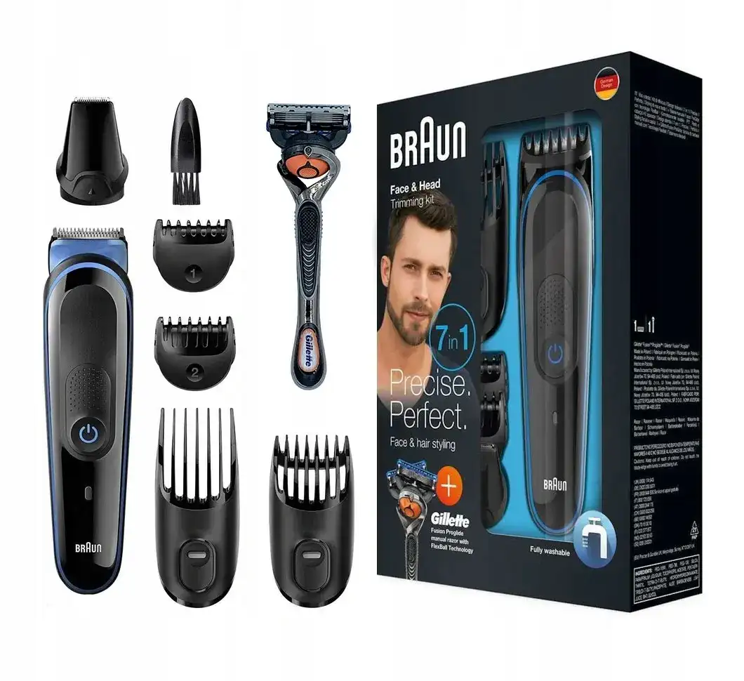 Trymer Braun MGK3040 7w1: Wielofunkcyjny Sprzęt do Pielęgnacji