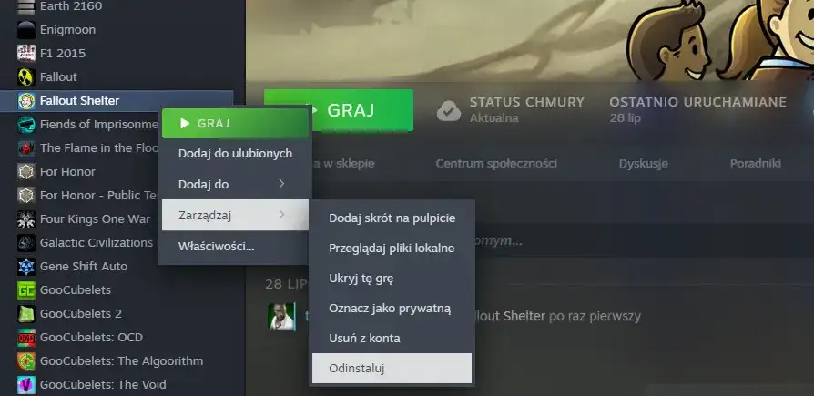 Szybkie sposoby na usuwanie gier z biblioteki Steam - skuteczny poradnik