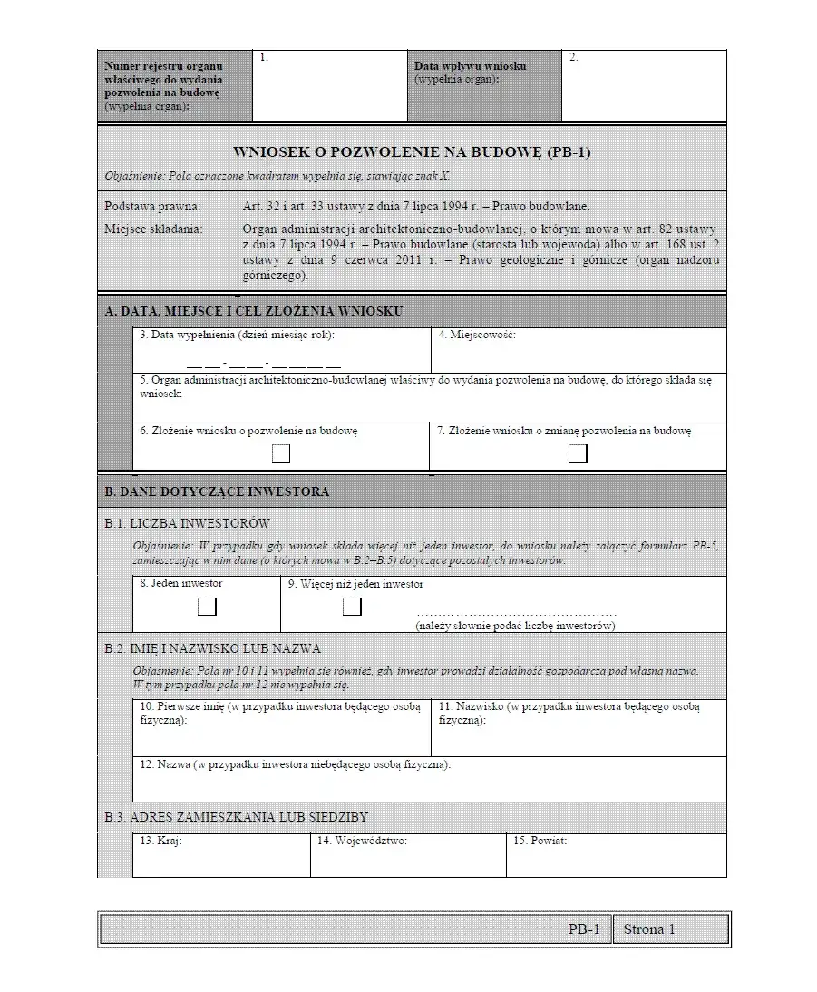 Jak uniknąć błędów przy wypełnianiu wniosku o pozwolenie na budowę lub rozbiórkę – krok po kroku