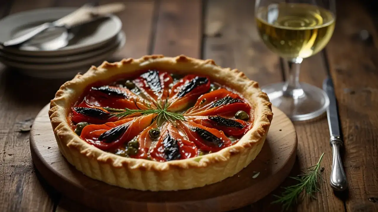 Tarta z łososiem i suszonymi pomidorami: Pyszne danie na każdą okazję