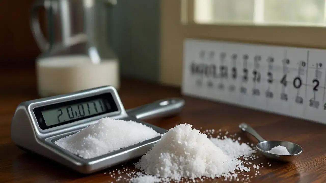 Prosty sposób na przeliczenie 2 dag soli na łyżki kuchenne - Przelicznik