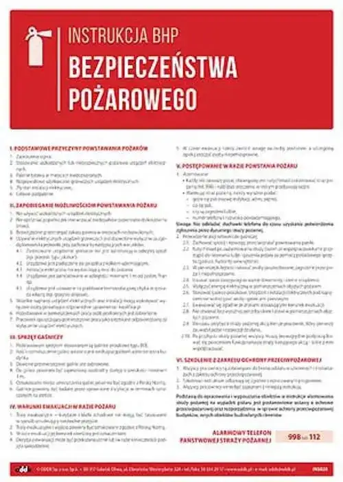 Kiedy wymagana jest instrukcja bezpieczeństwa pożarowego? Sprawdź obowiązki